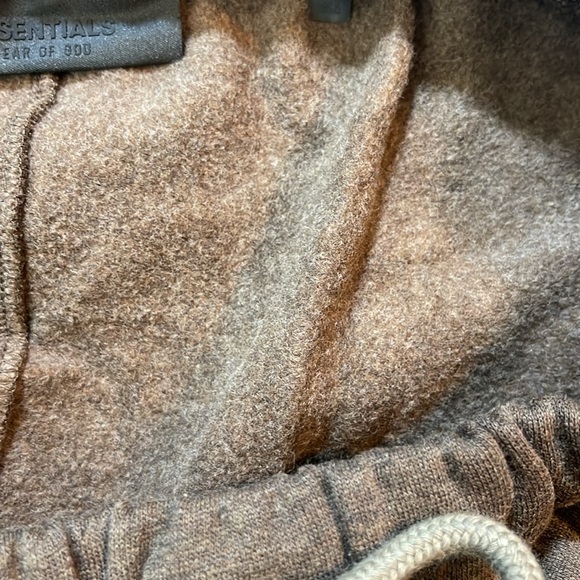 fear of god essentials 2024 heather wood lounge sweatpants - Picture 6 of 8